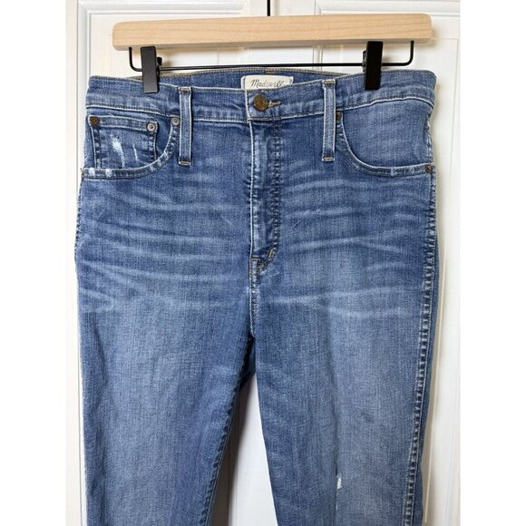 MADEWELL Women's 10" High Rise Drop Step Hem Skinny Jeans SIZE 30 - Picture 4 of 9